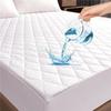 Waterproof Bed Cover Quilted Embossed Mattress Protector Waterproof Fitted Sheet Anti-mite Mattress Pad Bedspread (No Pillowcase)