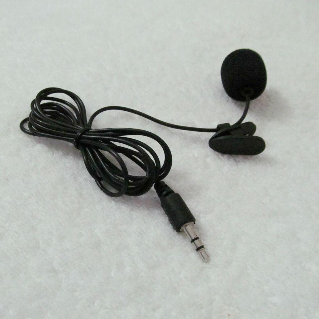 3.5mm Wired Lapel Microphone Indoor Outdoor Live Streaming Stage Performance Interview 360 Degree Pickup Sound Recording Mic