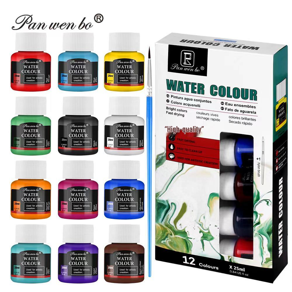 25ml Acrylic Paint Set for Textiles, Glass, and Watercolor Art Projects