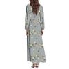 Women's Summer Dresses Casual Long Sleeve Maxi Dresses Cute Floral Maxi Dresses Wedding Guest Dresses Flowing Dresses