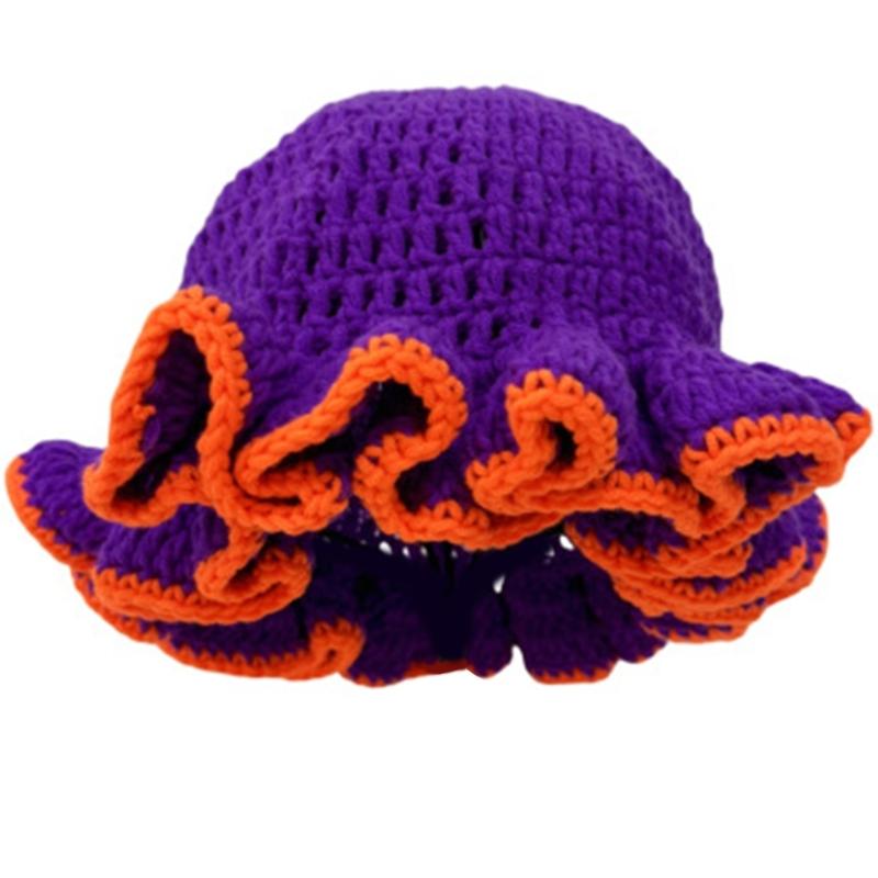 Fashion Streetwear Hat Daily Life Hat Artistic Youth Hat Unisex Crochet Hat for Casual or Travel Wear
