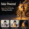 Solar Powered Snowman Magic Fountain Garden Light Christmas Garden Stake Light  Christmas Decor