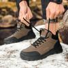 Brand Winter Men's Boots Thick Plush Warm Men Snow Boots Soft Sneakers N-Slip Men Ankle Boots Outdoor Lightweight Hiking Boots