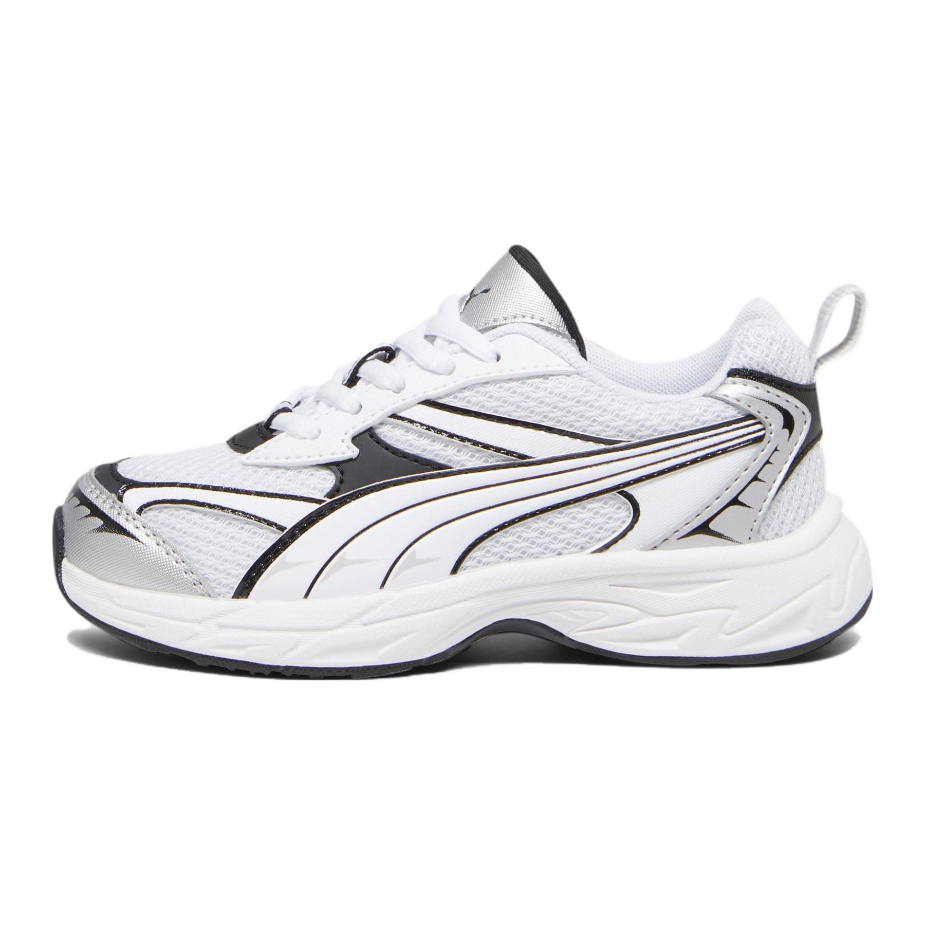 (PS) PUMA Morphic Feather Grey Black Kids 394378-02 EU 28