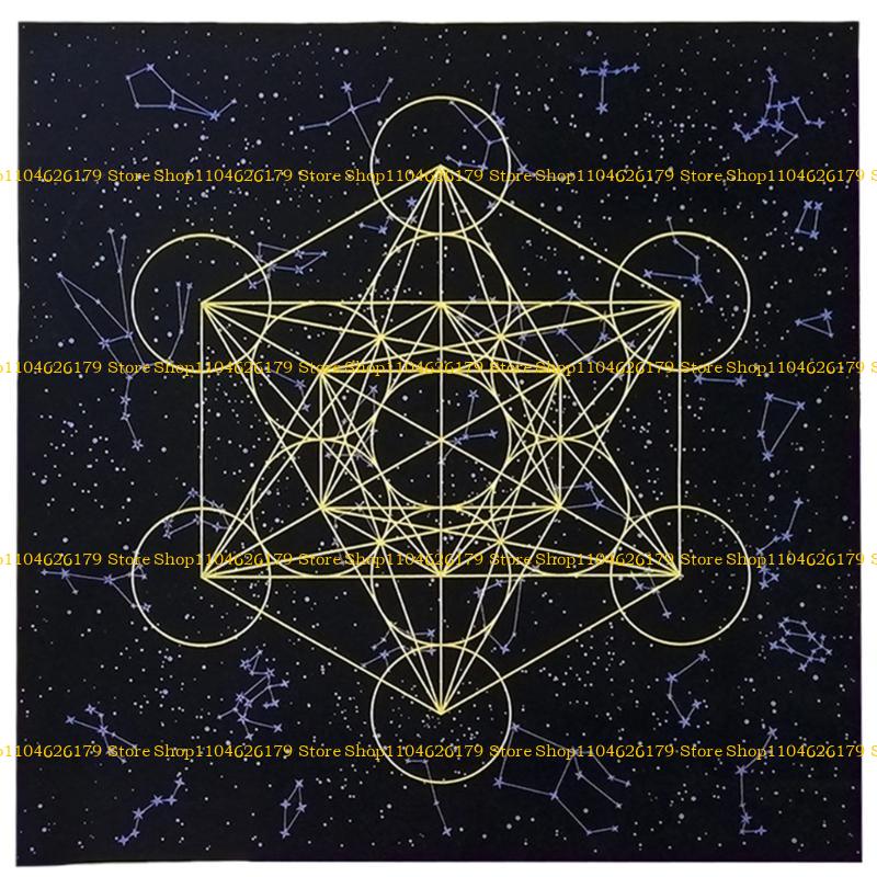 A1A2 Altar Cloth Tarot Alter Tablecloth Witchcraft Supplies for Tarot Divination Game
