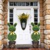 30.7 INCH Artificial Bunny-Shaped Bowknot Topiary Tree Shaped Topiary Trees UV Resistant Faux Boxwood Topiaries Plant For Porch Decor Outdoor/Indoor