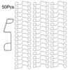 25/50PCS Fence Panel Clip Stainless Steel Fence Panel Wedges Stop Rattling & Enjoy Peace Sliver Garden Tool Accessories