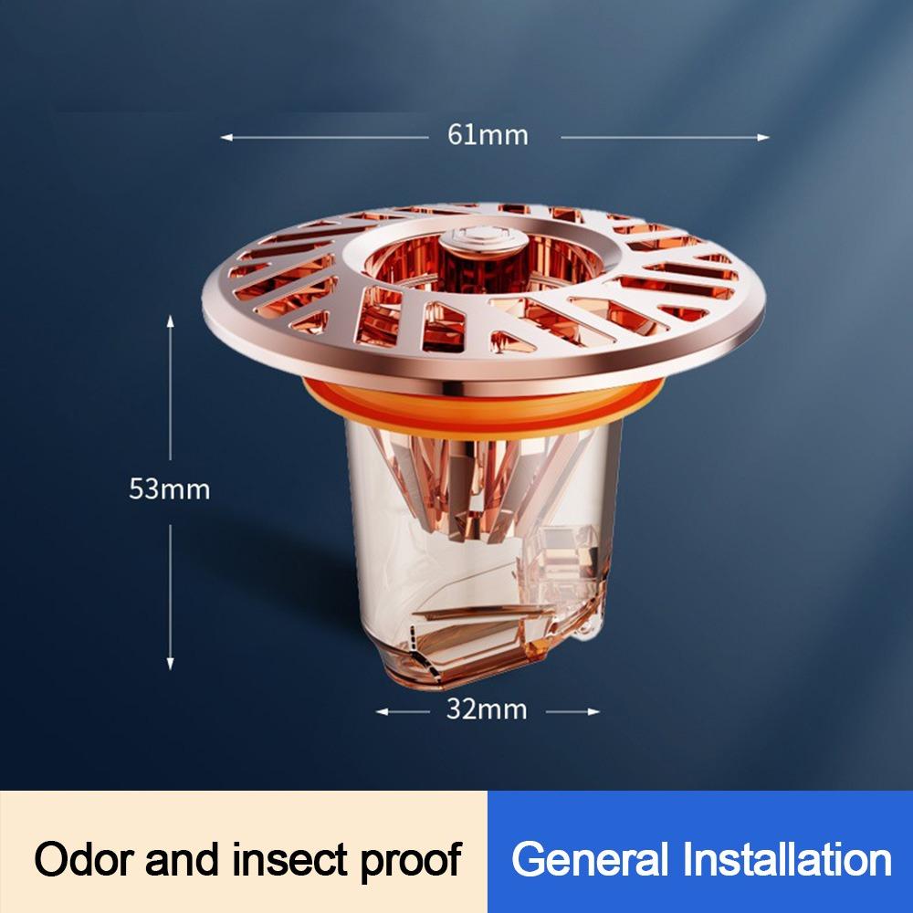 Anti Odor Floor Drain Core Removable Insect Proof Sewer Strainer Plug Odor Control Easy Install Basin Drain Filter
