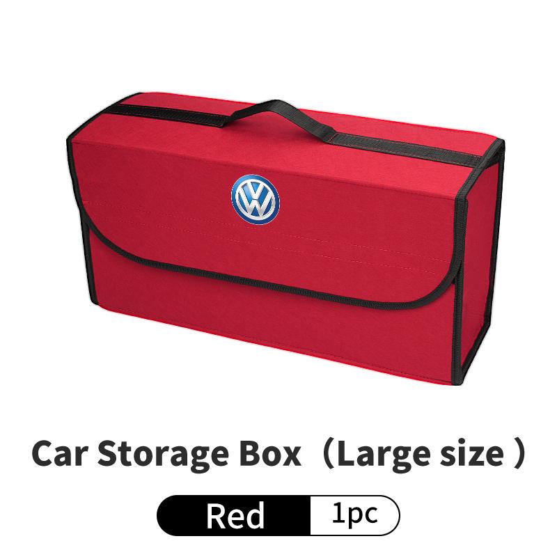 PET1 Car Trunk Felt Stowing Storage Tool Large Capacity Portable For VW GTI Polo Passat Scirocco Golf Tiguan Jetta T-ROC Touareg
