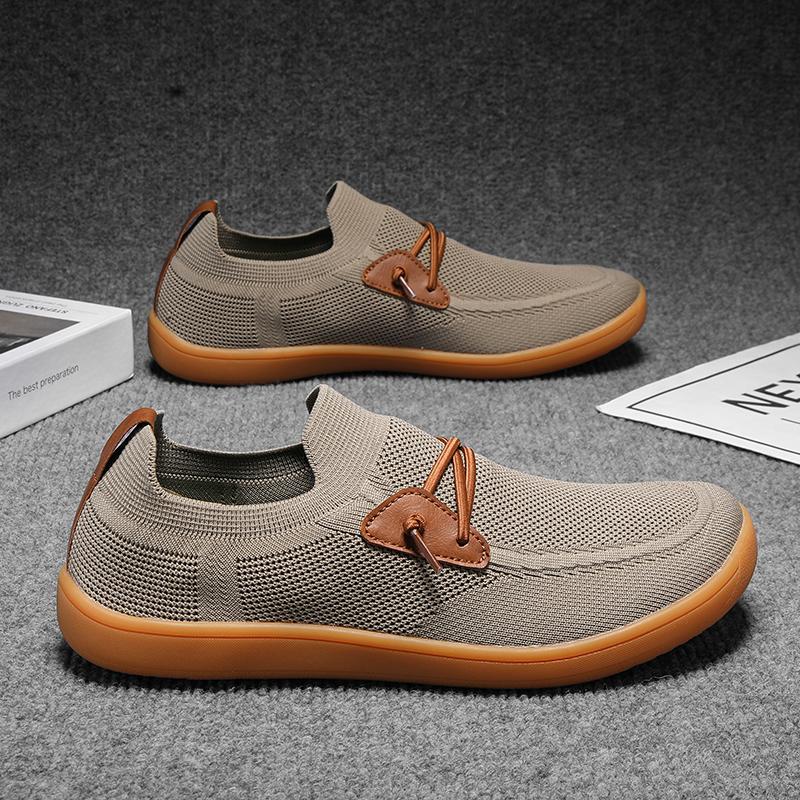 Fashion Size 50 Outdoor Couple Casual Shoes Comfortable Wide Toe Barefoot Shoes Lightweight Slip in Loafers Summer Breathable Walking
