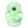 Portable Rechargeable Silent Desktop Fan with Digital Display and Large Airflow