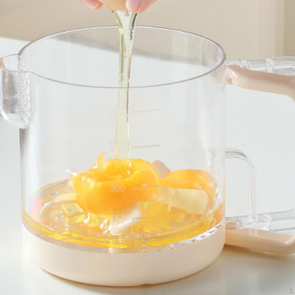 Kubek do mieszania jajek Ubijaczka Trzepaczka Mikser ręczny do napojów Ciasta