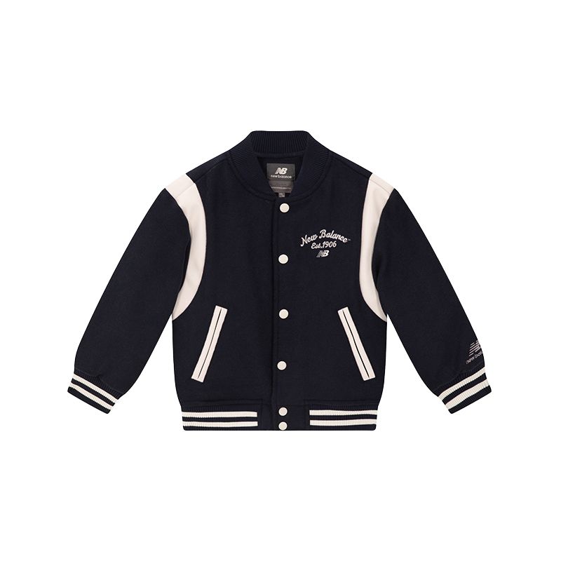 New Balance Jacket Navy Blue Children Aged 3 7 Years Old 7QD4E013-NV 160