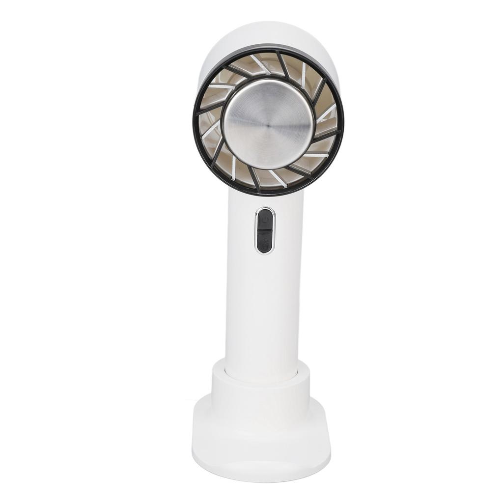 Handheld Fan 3 Speed Gears Cold Compress Quiet Phone Holder Cooling Fan with Base