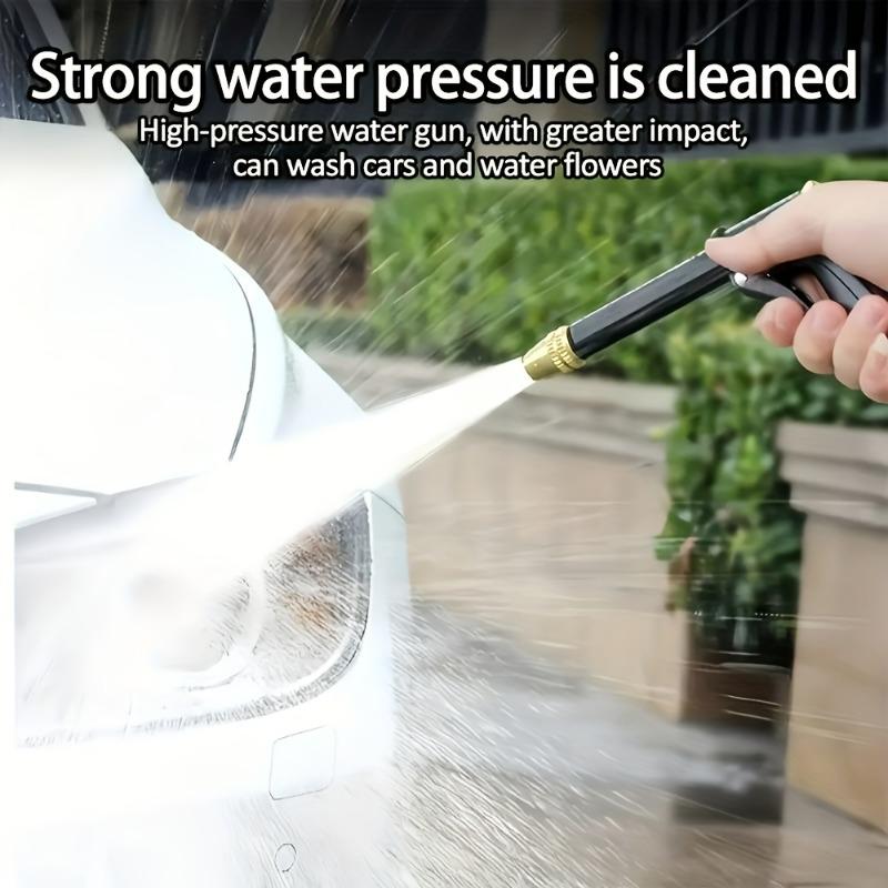 Heavy Duty Pressure Washer Gun Long Handle Ergonomic Grip Adjustable Nozzle for Car Garden Home Cleaning