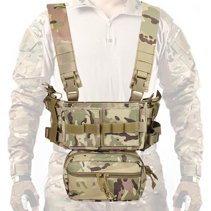 Grensoverschrijdend, militaire fans buiten MK3 borsthangend tactisch vest 1000D nylon lichtgewicht tactische buidelvest vest vest
