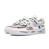 Nike Air Force 1 Silver Vein Trail Abrasion Resistant Low top Skateboard Shoes Unisex White CW2288-111(Team726-)