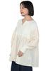 Beams Heart Mixed Material Combination One Size L/S Knit, Pullover, Women's, IVORY,