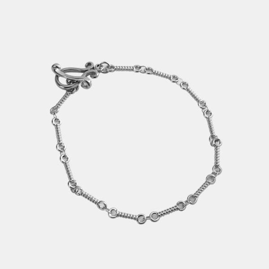 SQUAZ Surgical Steel Stud Chain Bracelet Couple Fashion Bracelet SIDA200