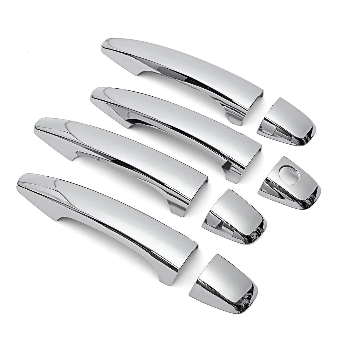 

For Subaru Impreza 2012 2013 2014 2015 2016 2017 2018 ABS Carbon Fiber Glossy Black Door Handle Cover Trims Car Accessories Silver 1K 0B