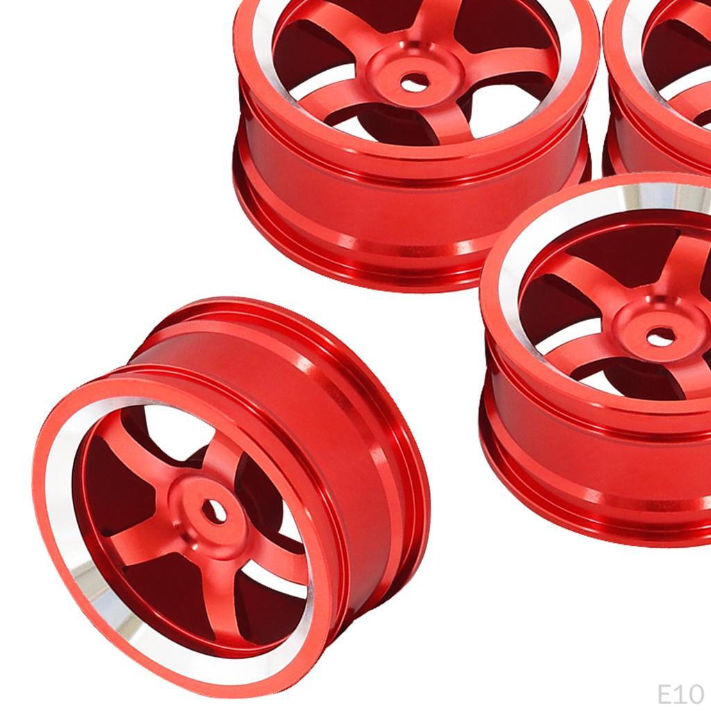 4 Aluminum Alloy Wheel Rim For RC 1:10 Tires
