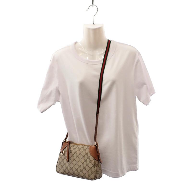 Gucci 815218 FAEAA 9762 2WAY Bag Brown Leather Women