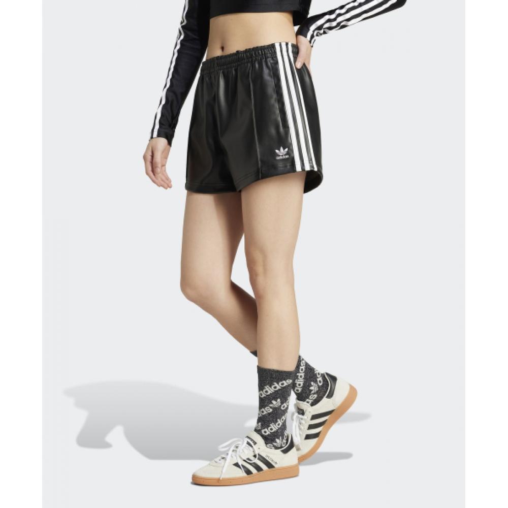 

Кожаные шорты ADIDAS черного цвета IY7320 S
