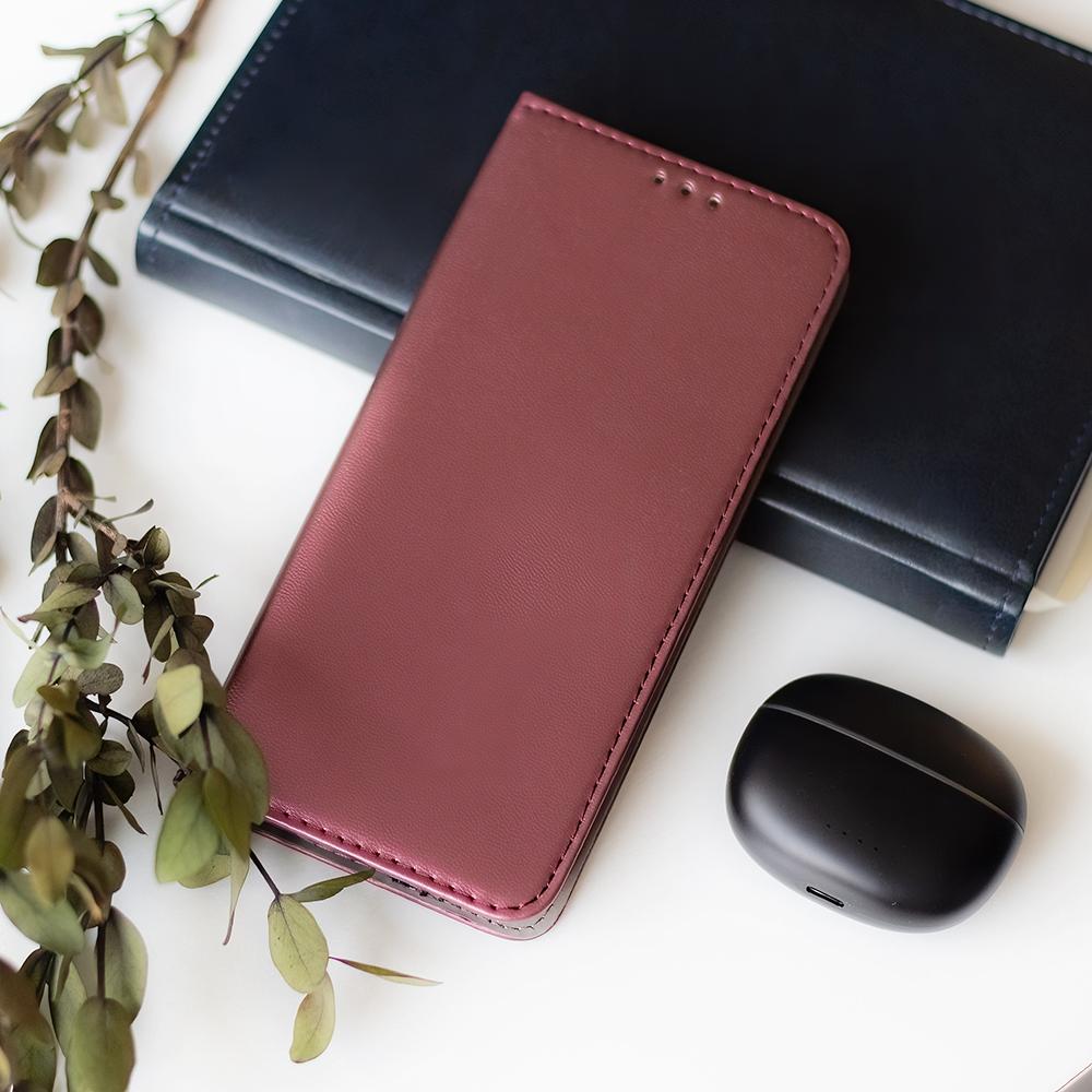 Etui Smart Magnetic Do Honor 600 / 600 Pro Burgundowe