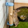 Natürlicher Sisal-Kaninchen-Kratzbaum, verstellbarer Winkel-Kratzpfosten, interaktives Kletterspielzeug für Kaninchen Katzen