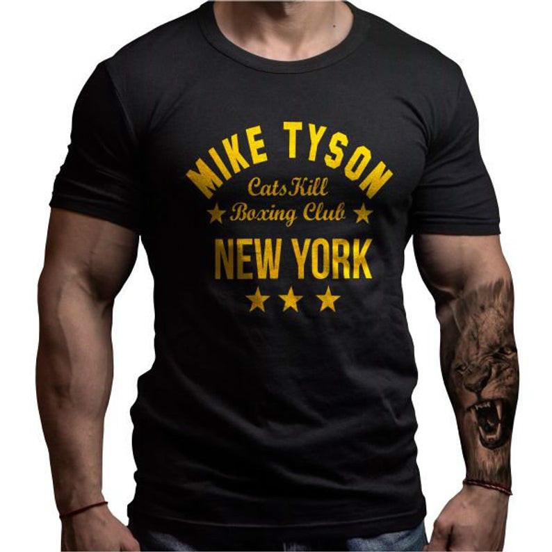 

Mike Tyson TShirt Boxing Club Design Summer Cotton ONeck Short Sleeve Mens T Shirt New Size S3XL S