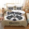 Animal Digital Printing Three-Piece Home Textile Bed Sheet Kit 3D Three-Dimensional 90G Grinding Four-Piece Set