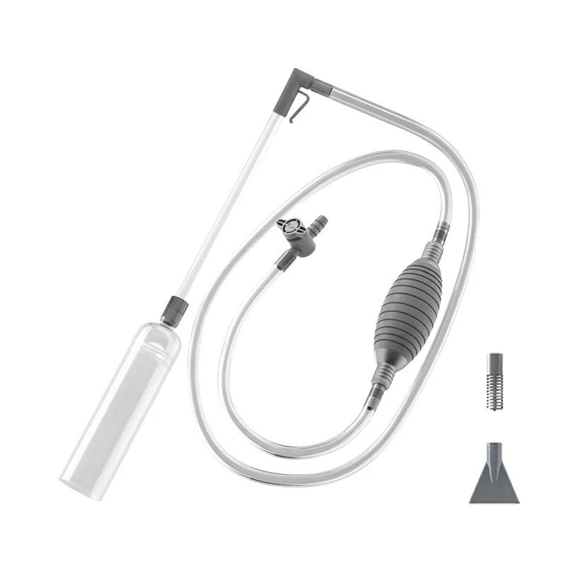 Ручной Полуавтоматический Сифон-Пылесос для Аквариума Сменщик Воды для Аквариума Ручной Сменщик Воды Полуавтоматический Насос-Очиститель для Аквариума