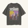 26 The Strokes Vtg Band UK Band Charcoal Short Sleeve T Shirt Cotton 100% NH1573 Unisex T-Shirt