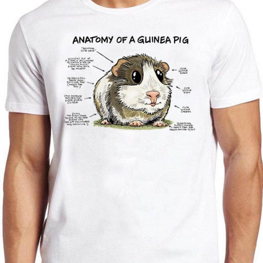 

Футболка из 100% хлопка плотностью 230 г/м2 с изображением морской свинки, забавная мужская и женская футболка в стиле ретро, классная подарочная футболка 422 XS белый