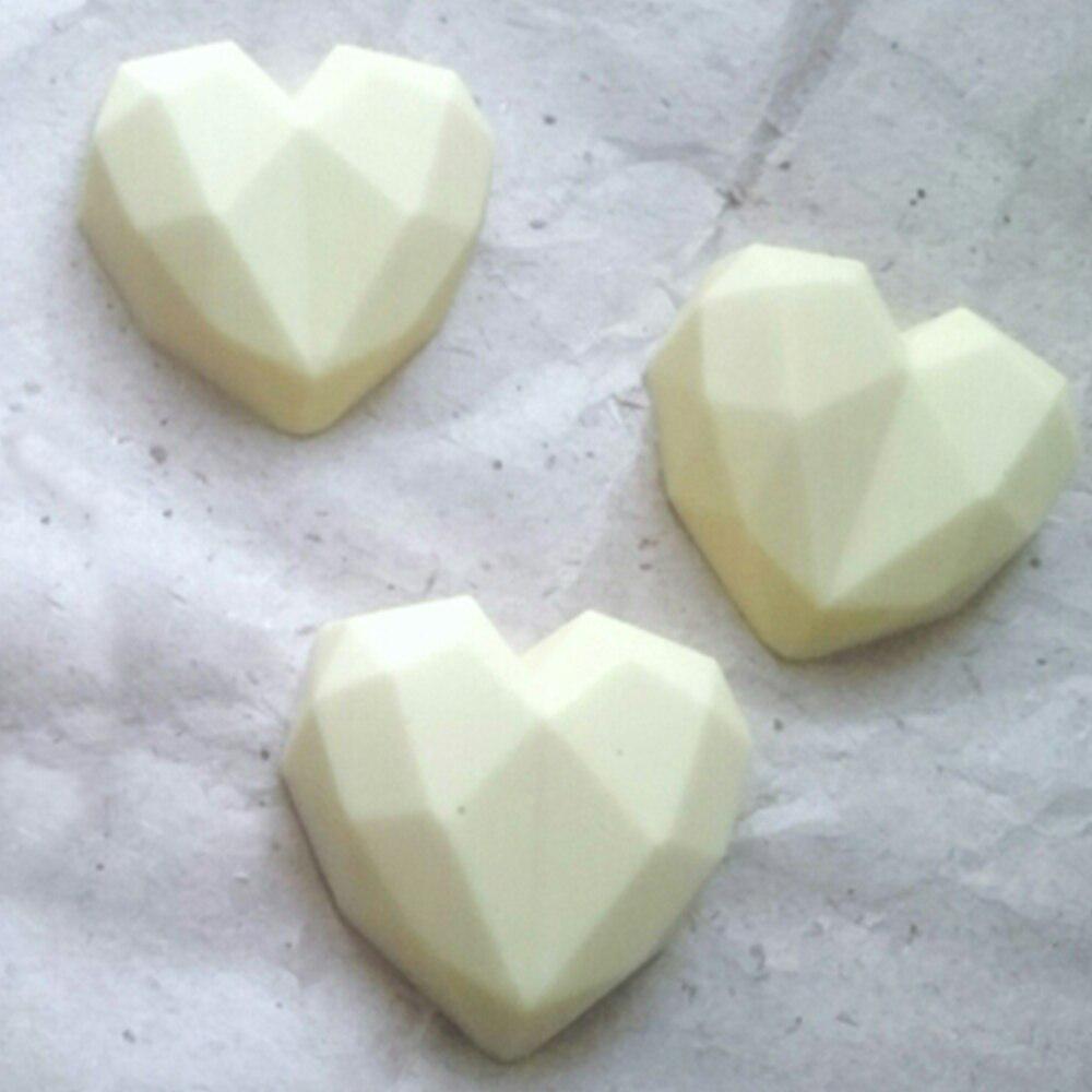 1PCS Silicone Mold for Cakes 8 Cavity Heart Diamond Square Chocolate Mold Cake Mold Fondant Desserts Form Cake Decorating Tools