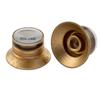 Musiclily Pro Inch Standard Reflector 2 2 for USA Les Top of Knobs, Volume, Tone, Paul/SG Guitars, Gold/Silver (Set 4)