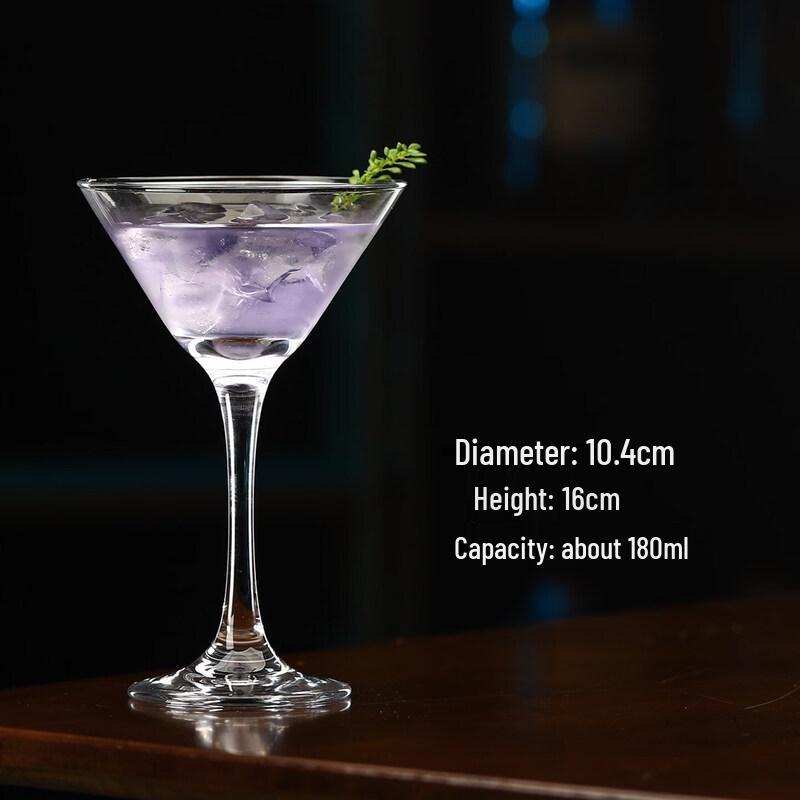 Professional Glass Cocktail and Martini Stemware Collection
