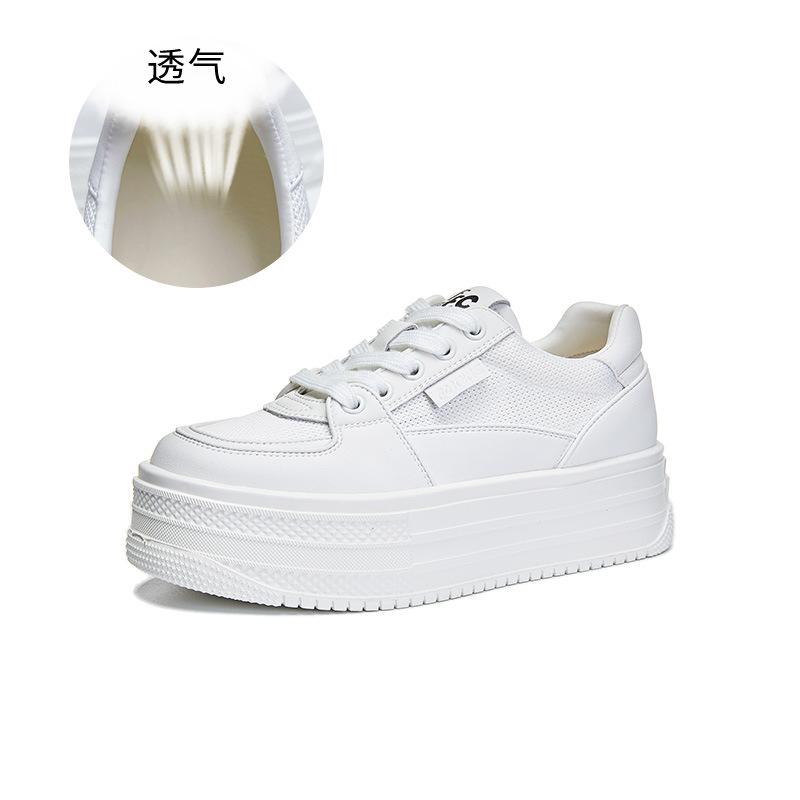 

Foam sole leather little white shoes women s 2025 summer new sports breathable platform shoes women s casual versatile shoes children 40 белый