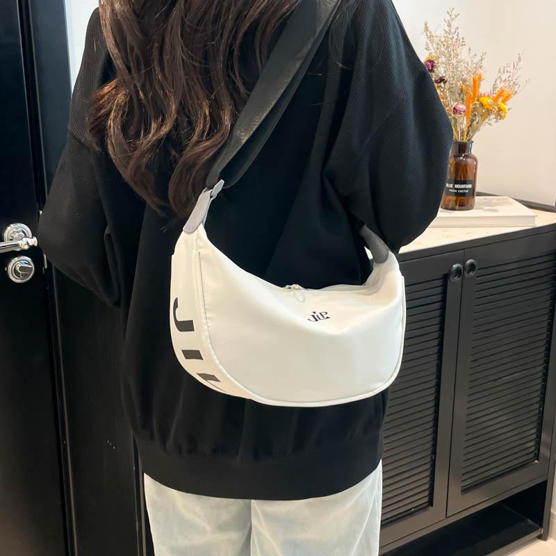 Lässige Nylon Hobo Umhängetasche für Damen Designer Schultertaschen Grün Kleine Kapazität Tote Lady Reise Shopper Tasche Damen Geldbörsen 2025