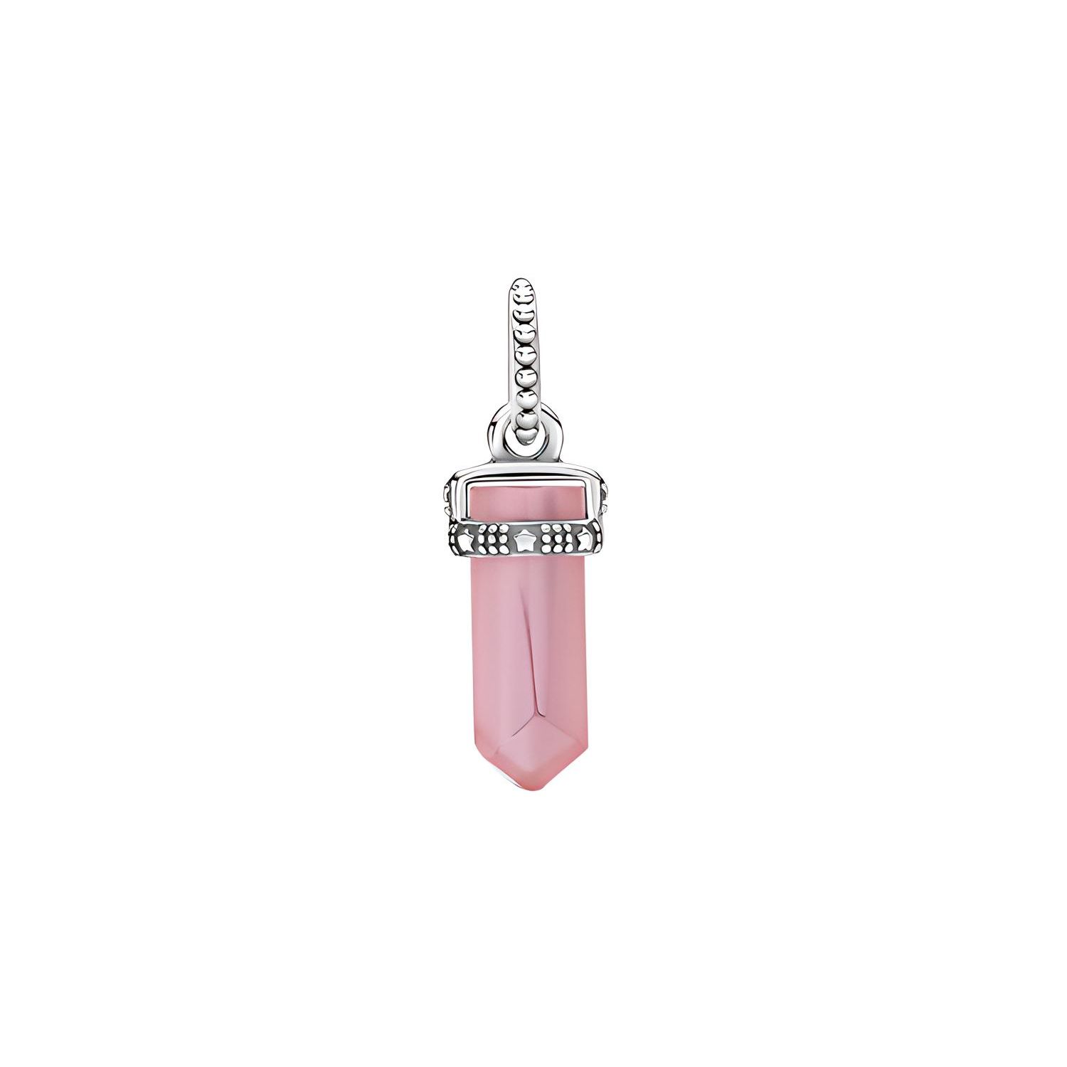 Pandora 925 Silver Pink Charm Pendant Women Jewelry 399185C02 Pink