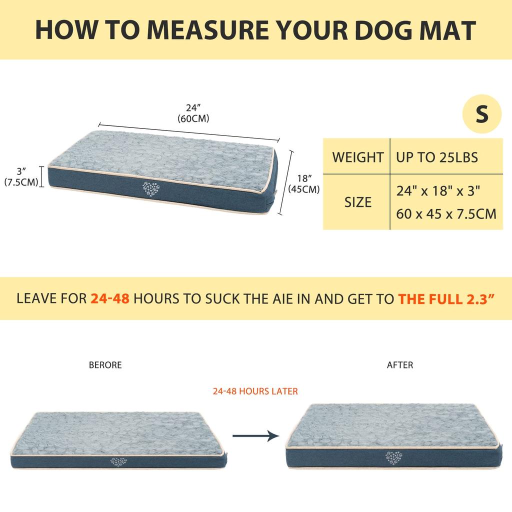 VANKEAN Dog Dog Pet Machine For Indoor For Small and Medium Size Small Mat, Bed, Bed, Breathable, Warm, Waterproof, Reversible, Removable, Washable,