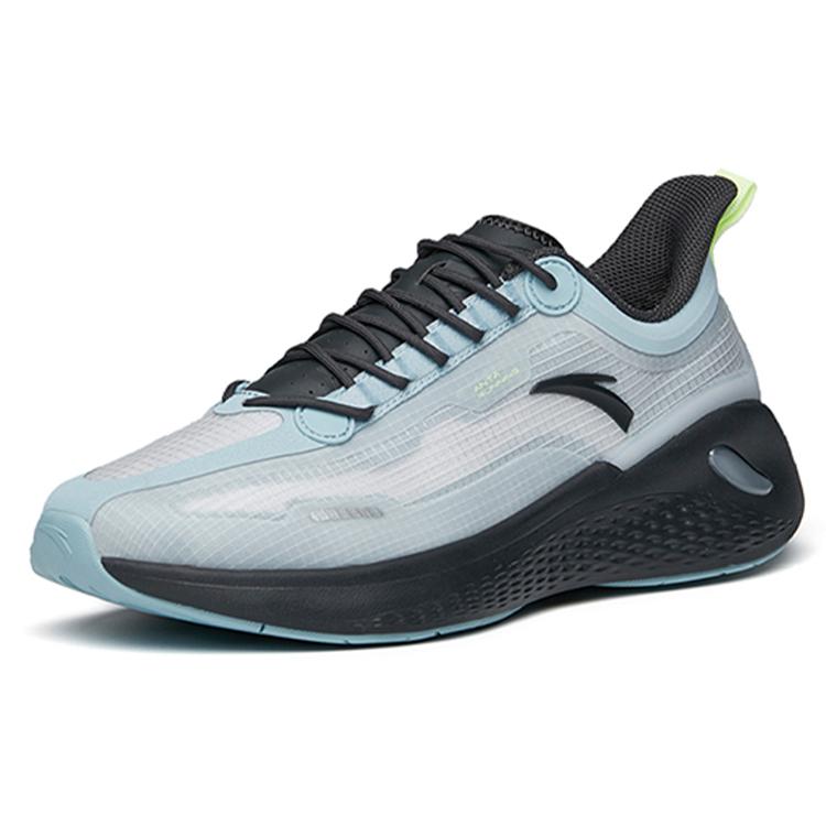 Anta Breaking Wind Comfortable Cushioning Slip Resistant Abrasion Resistant Low top Running Shoes Men's Gray 912135510-5