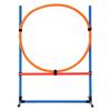 Dog Agility Training Equipment 4 PCS Set with Hurdles Jump Ring Pause Box