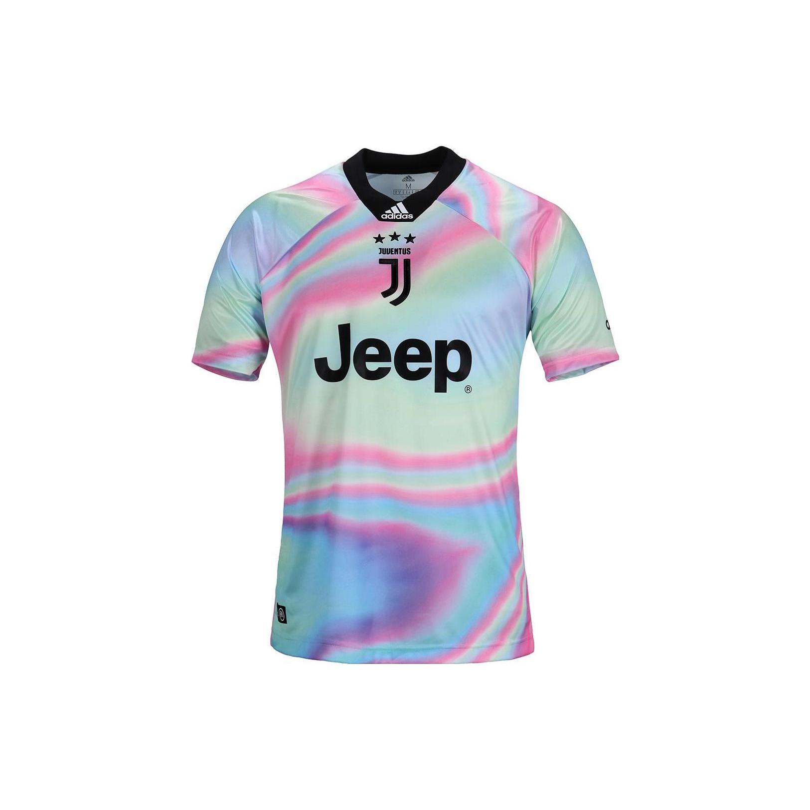 Adidas Soccer Jerseys Unisex Pink/Blue Moderate Straight Fit EA0472 M