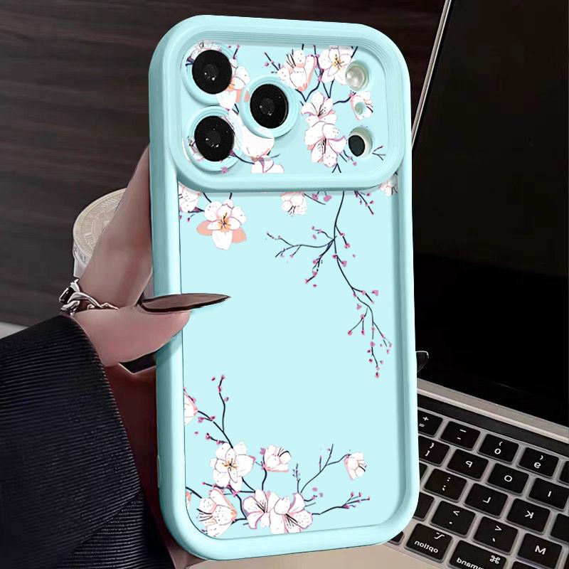Litter Blumen Bedruckte Handyhülle Für iPhone 17 Pro Max Air 16 15 Pro Max 14 13 12 Pro Max 11 Transparent Weiche TPU Rückseite