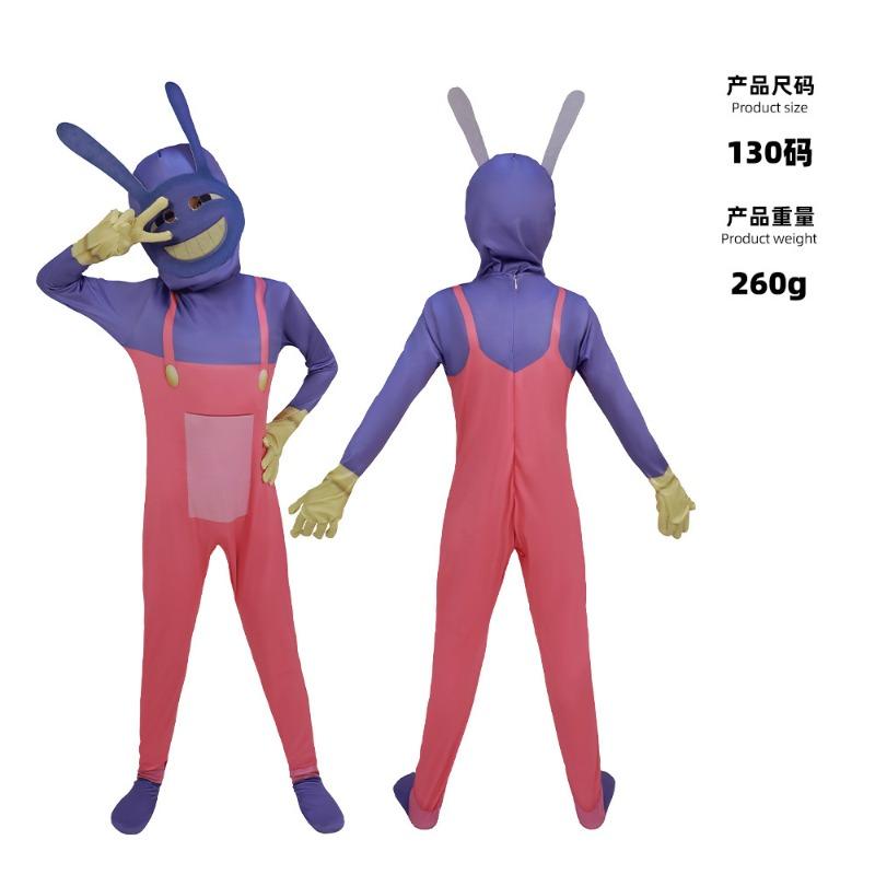 Halloween magic number circus cos Pamney clown onesie children's day stage costume