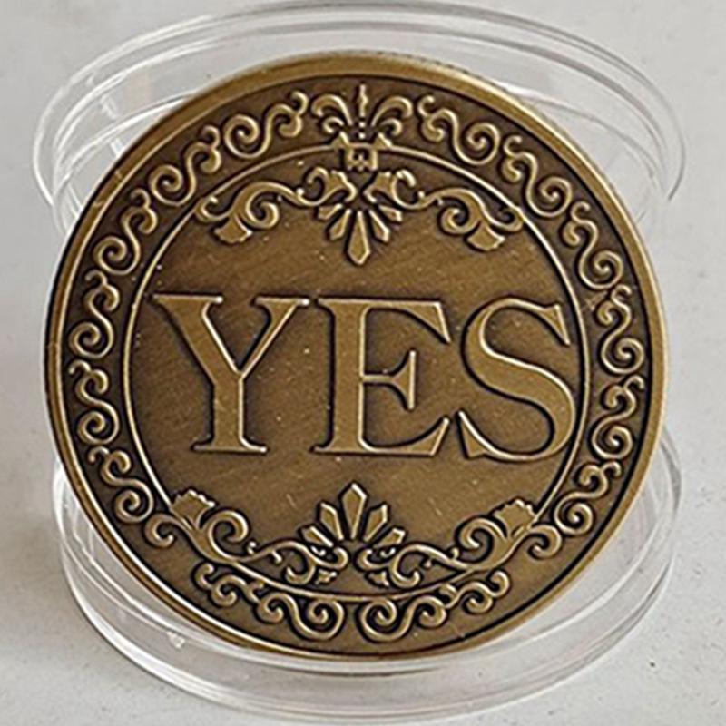 

Древняя бронзовая 3D-рельефная монета «Решение» — коллекция памятных металлических монет с изображением черепа и ангела 40mm x 2.5mm