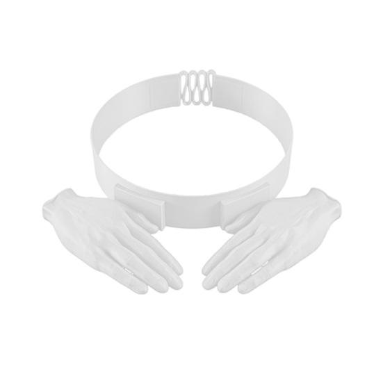 Sonnenhut Ultraleicht Verstellbare Passform Handflächenförmiger Sommerhut Freihändiger Sonnenschutz Stirnband Outdoor Sonnenschutz