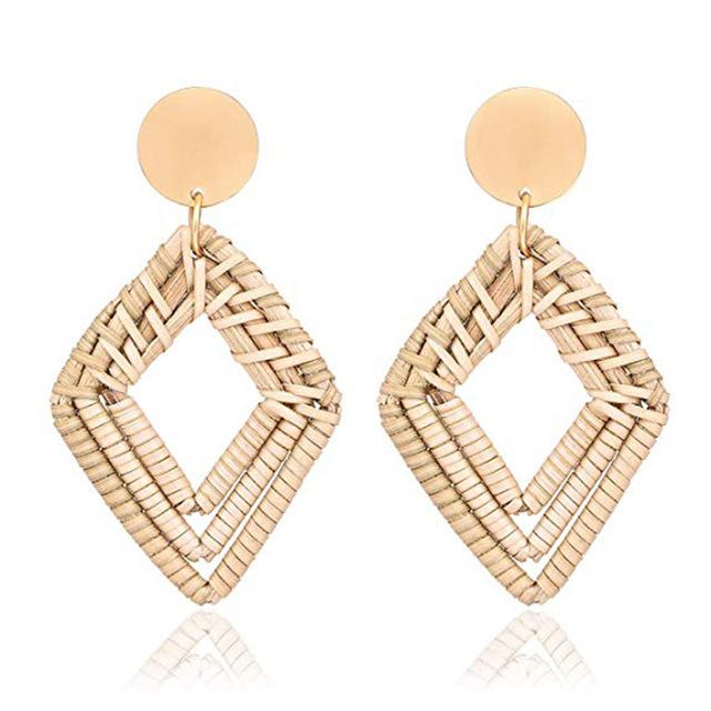 New Fashion Round Occident Clip On Earrings For Women Geometric Round Earring Wedding Jewelry