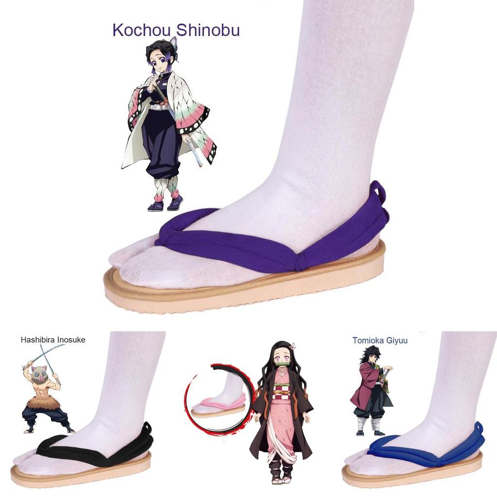 Infradito Kamado Tanjiron di Demon Slayer per Cosplay e Moda Stile Giapponese